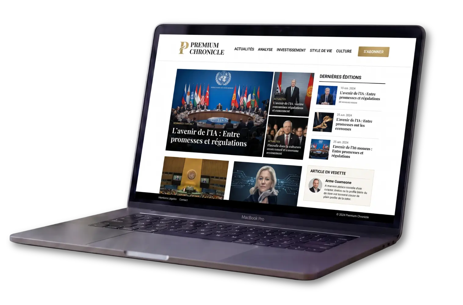 Création de blog professionnel WordPress