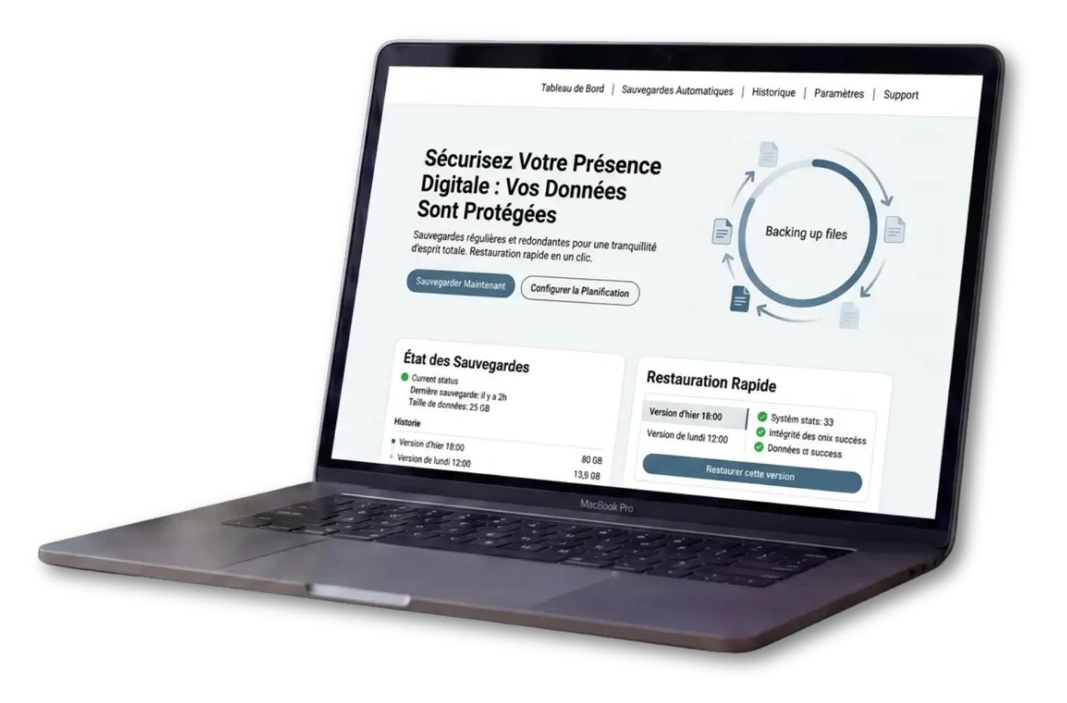 Sauvegarde WordPress automatique — Épinal Vosges